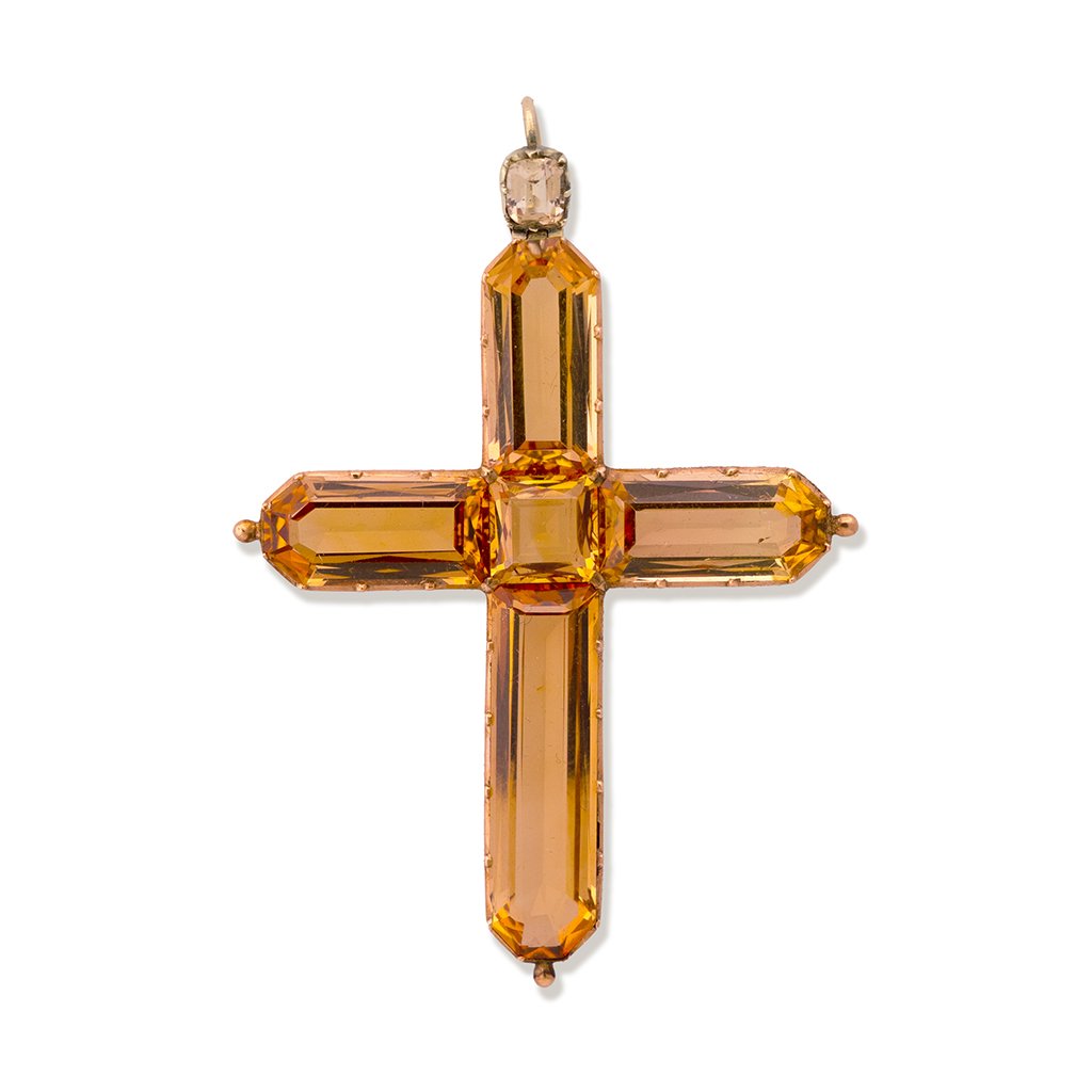 7346 - Antique Imperial Topaz Cross Pendant Lo.jpg