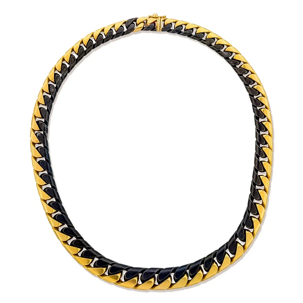 7051 - Bulgari Two Tone Link Necklace Lo.jpg