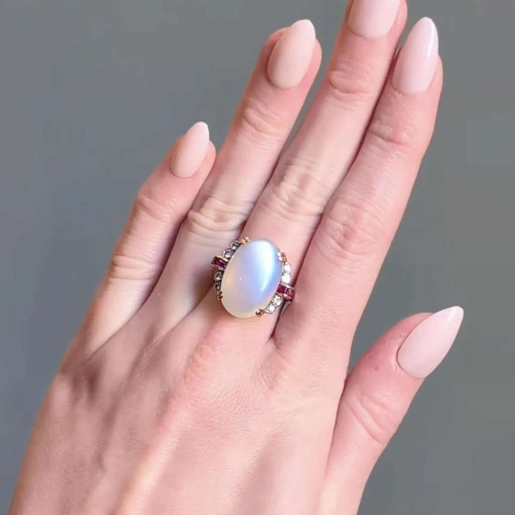 7432 - Retro Moonstone Ring by Bailey Banks & Biddle.jpg