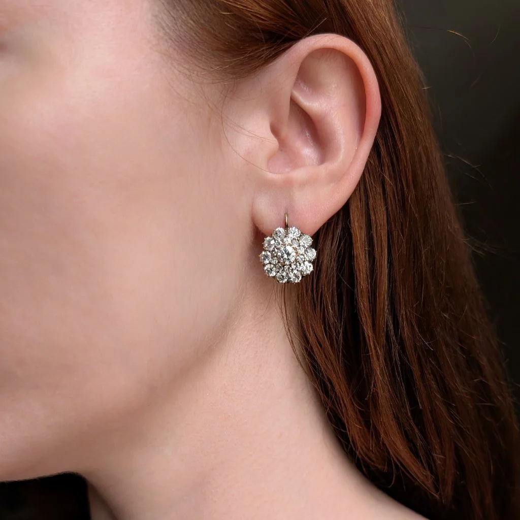 7148 - Diamond Dormeuse Earrings Model.jpg