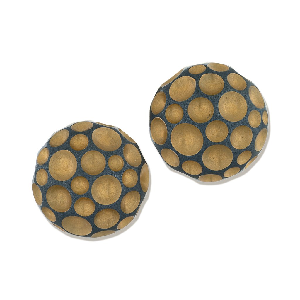 7249 - Hemmerle Aluminum Gold Dome Earrings Lo.jpg