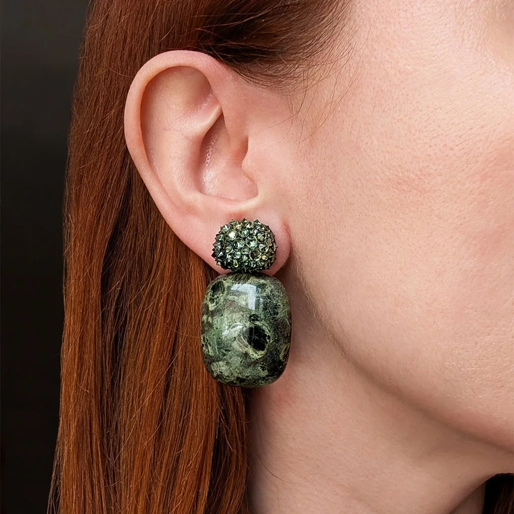 7342 - Jasper and Sapphire Earrings by Hemmerle Model Web.jpg