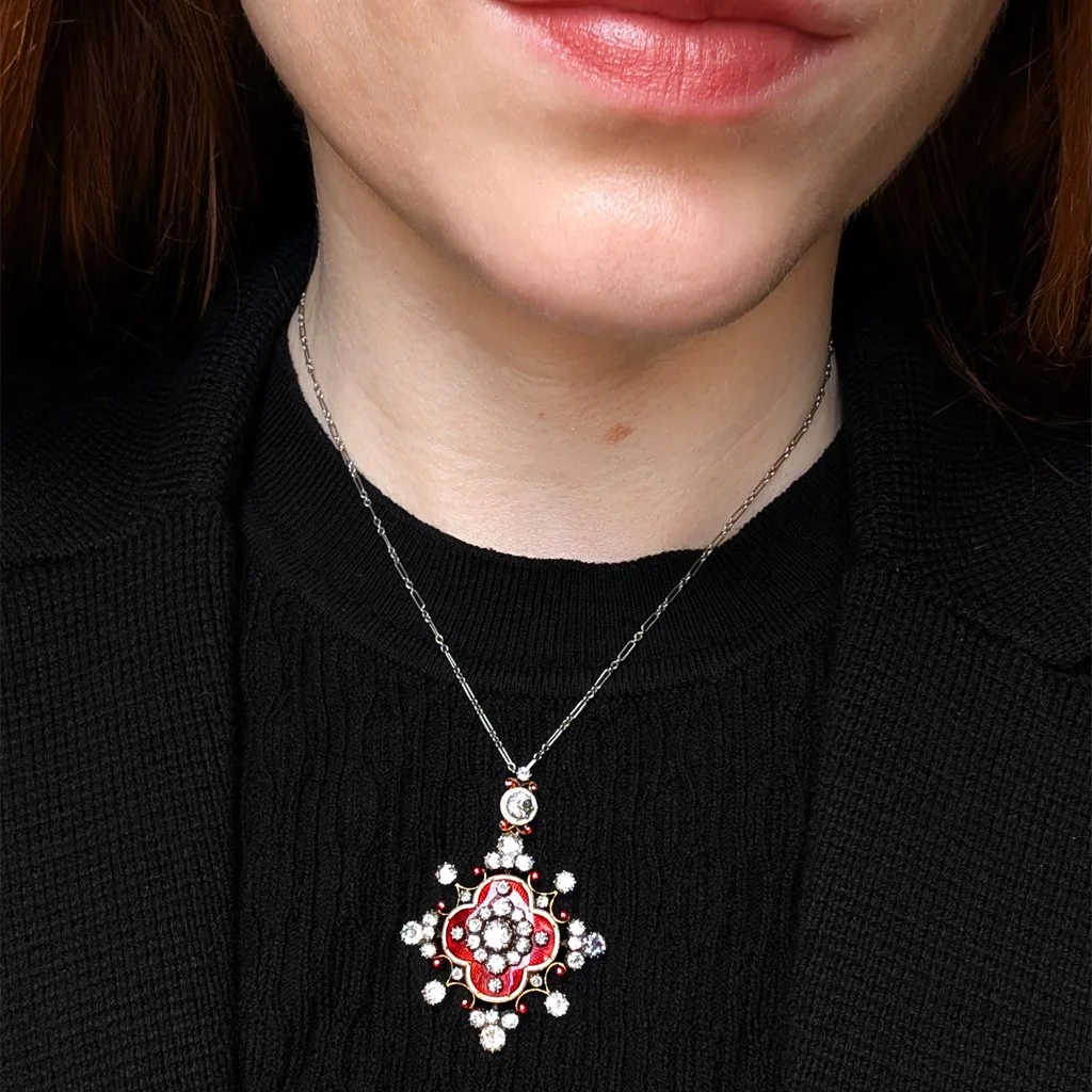 7418 - Antique Enamel and Diamond Pendant Model Web.jpg