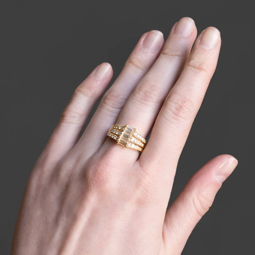 7343 - VCA Diamond Row Ring Model Web.jpg