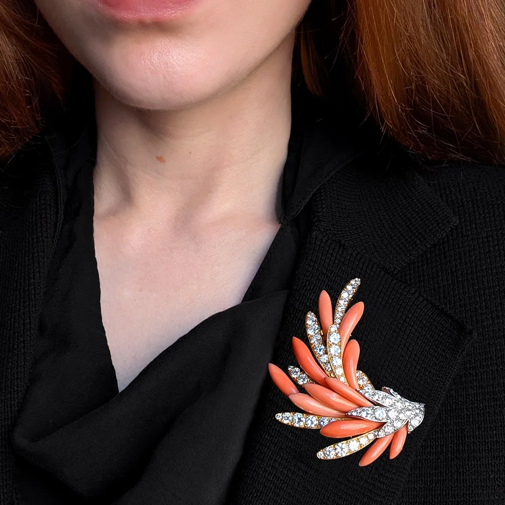 7489 - Coral and Diamond Brooch by Gerard Model Web.jpg