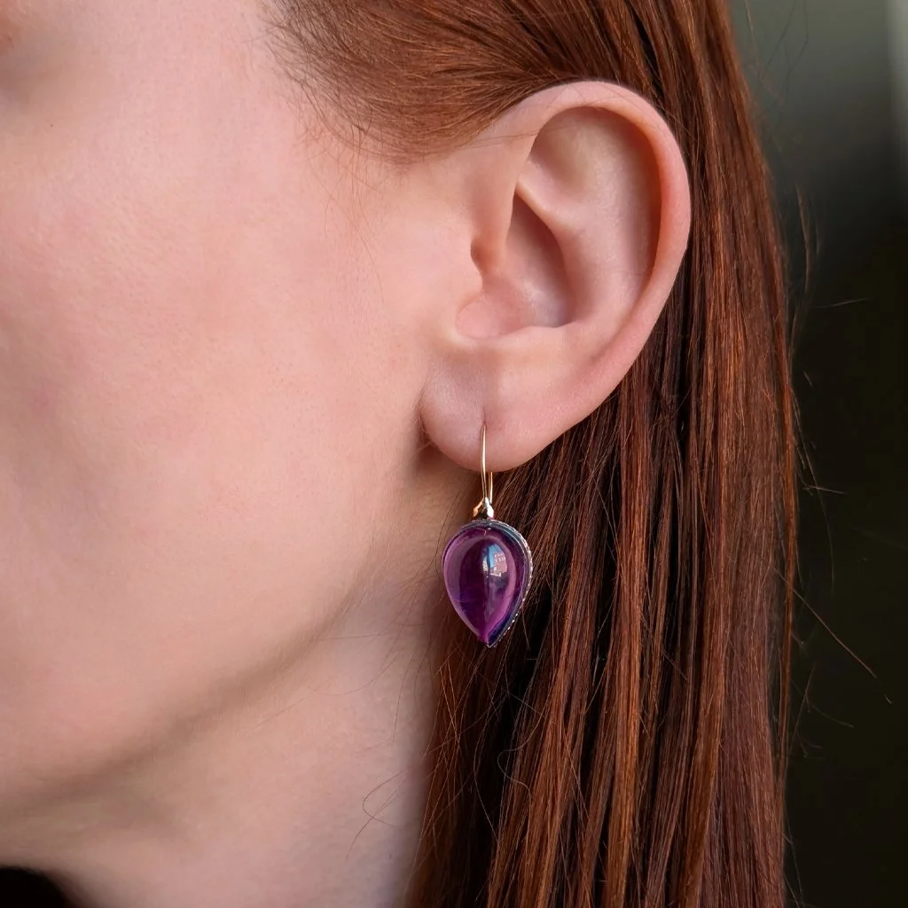 6966 - Amethyst Drop Earrings Model.jpg