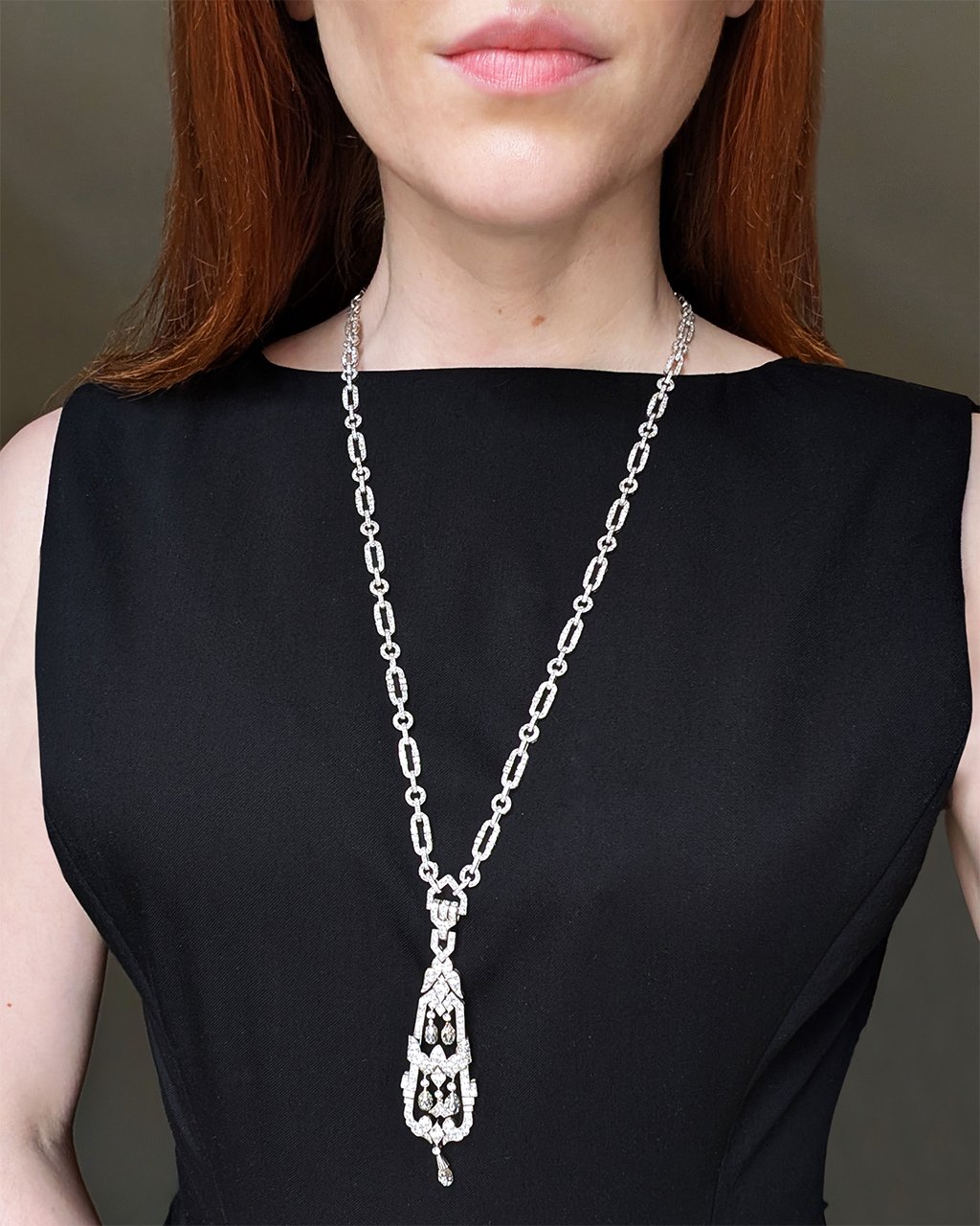 7376 - Art Deco Diamond Sautoir Necklace Model Web.jpg