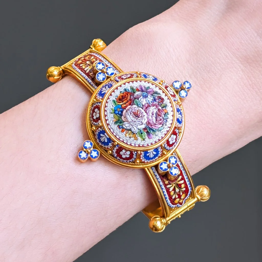 7194 - Antique Micro Mosaic Bangle Model.jpg