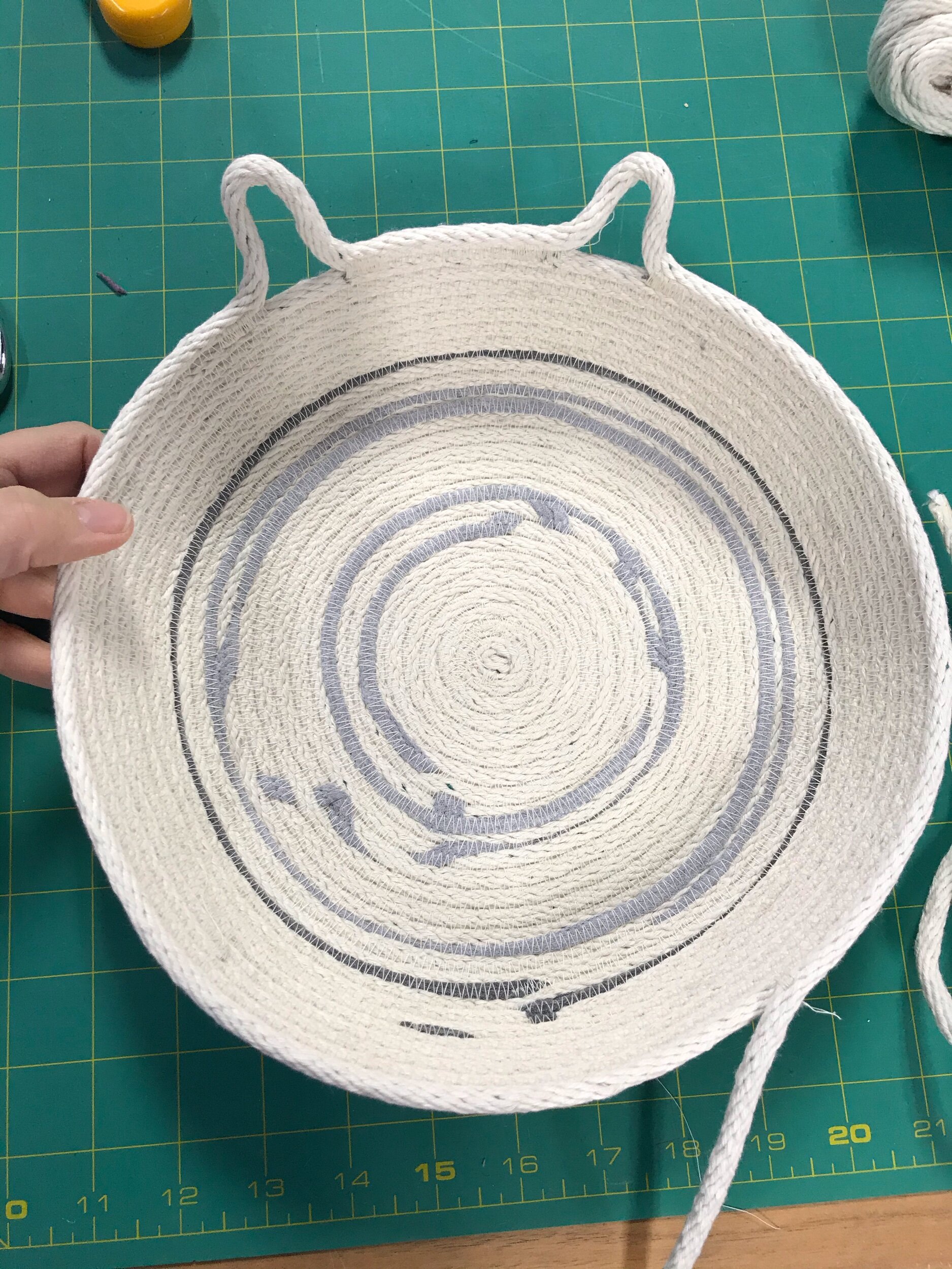 How to Make a Kitty Inspired Rope Bowl — Anne Dovel - Prairie Woman Arts
