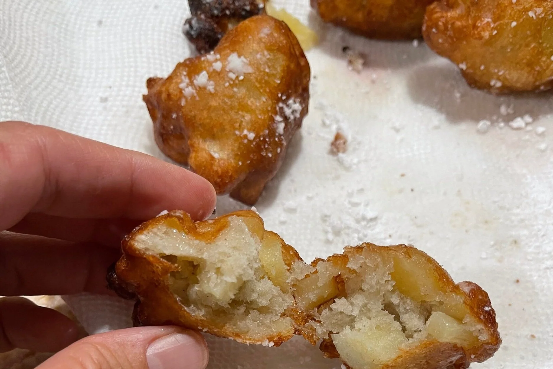 Sourdough Apple Fritters