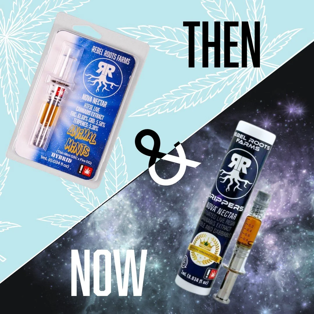 Nova Nectar has come a long way and so have we. We are grateful for our roots and are so excited to see where we go from here 💙🖤✨

#novanectar #cannabiscommunity #rebelrootsfarms 

**Not for sale. For use by adults 21+ years of age and older only. 
