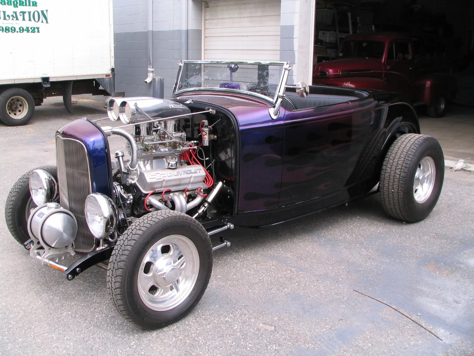1932 Ford Highboy Roadster - 350, dual quads, heater, auto