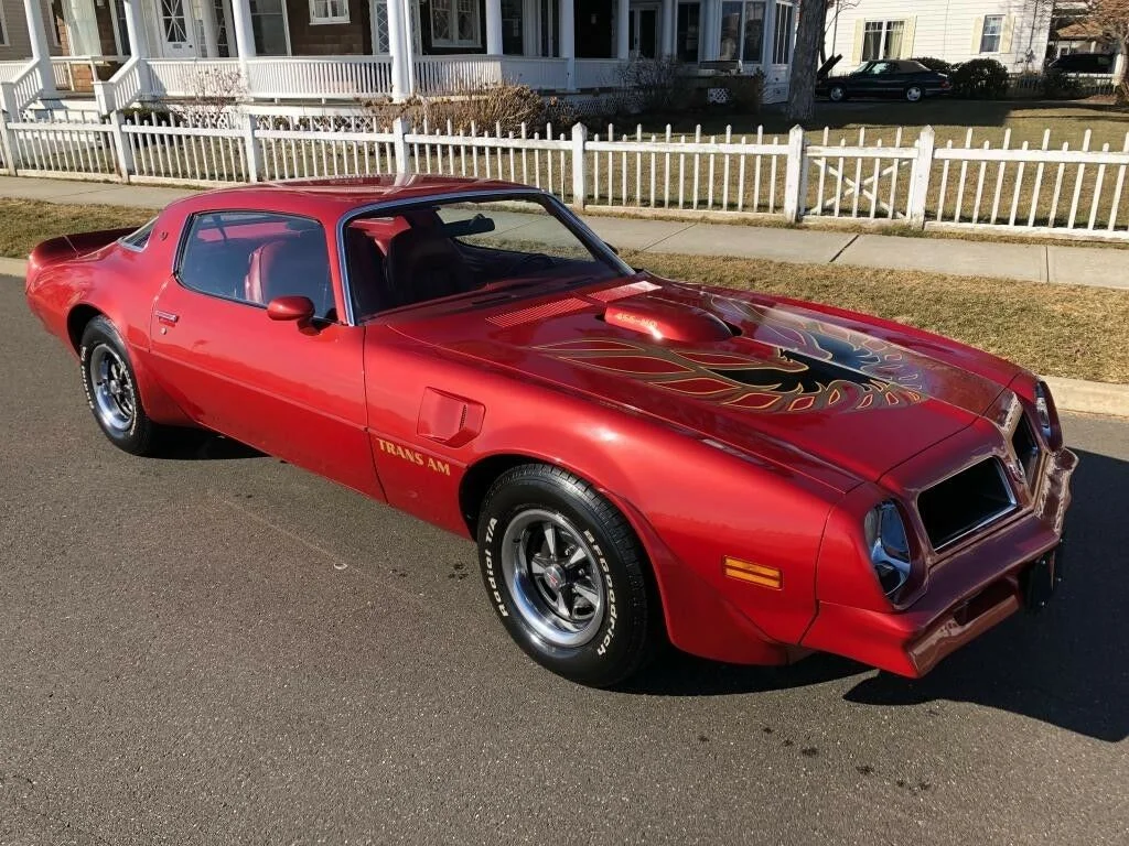 SOLD to MA - 1976 Trans Am 455-HO, 4-Spd, #'s matching, RED/RED, GREAT DRIVER!!