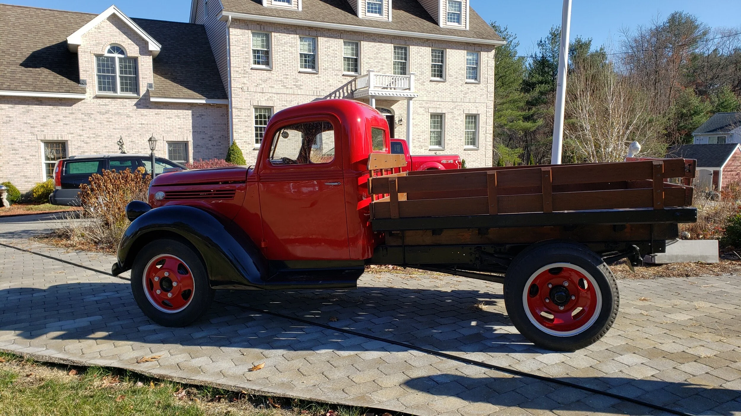 SOLD - 1939 Ford 1-ton Stake Body Truck - very nice running truck - PROMOTE YOUR BUSINESS!!