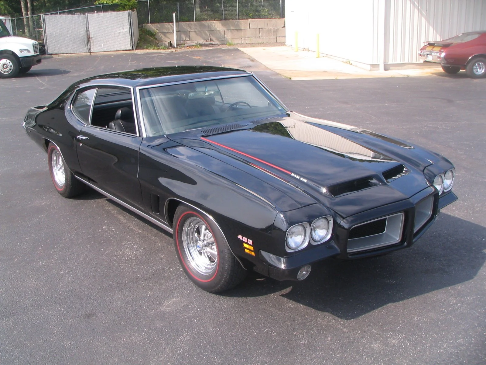 SOLD - 1971 Pontiac Lemans Sport, 400, 3-spd Manual, BLACK, rare car - NICE!