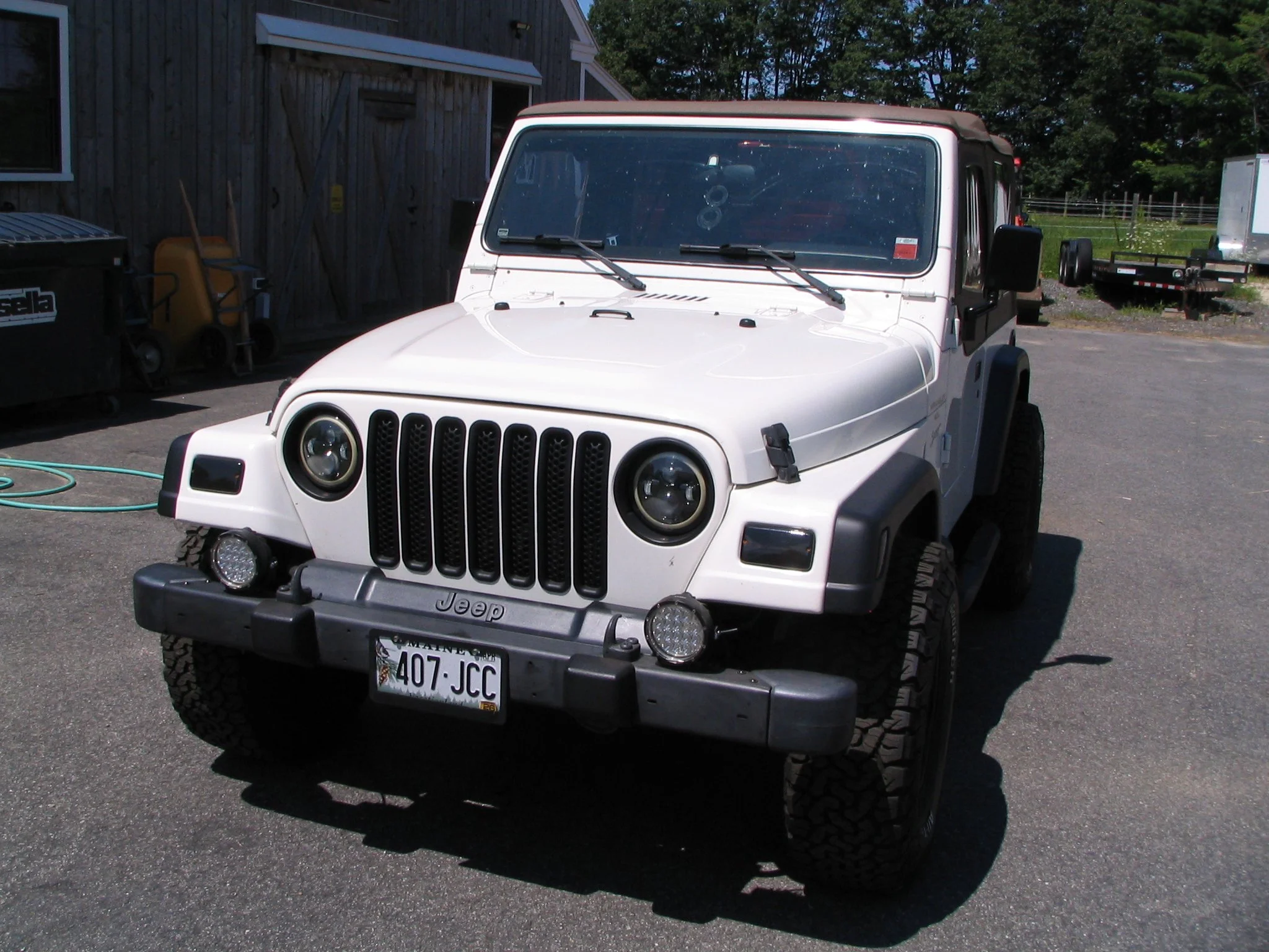2001 Jeep Wrangler, super original truck with only 13k miles - modified slightly for safety (lights/tires)