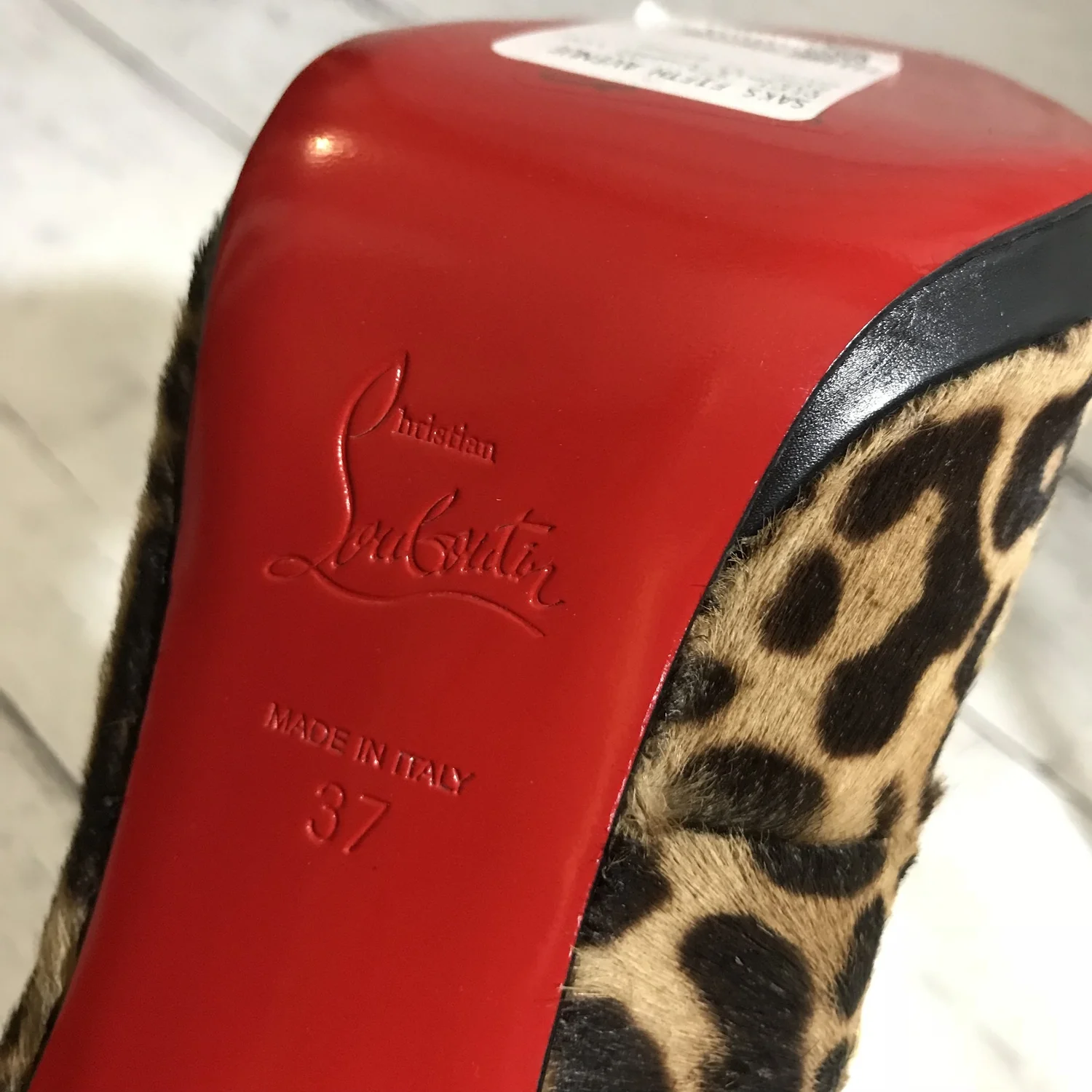 Christian Louboutin cut out bootie (37) — REBOUND JUNKIE