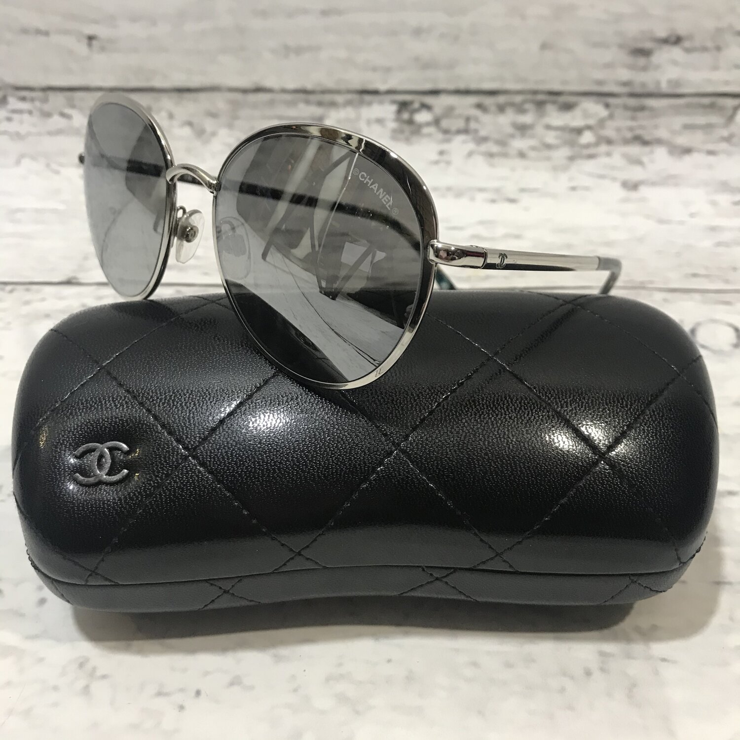 Chanel mirror sunglasses — REBOUND JUNKIE Chanel mirror sunglasses — REBOUND JUNKIE