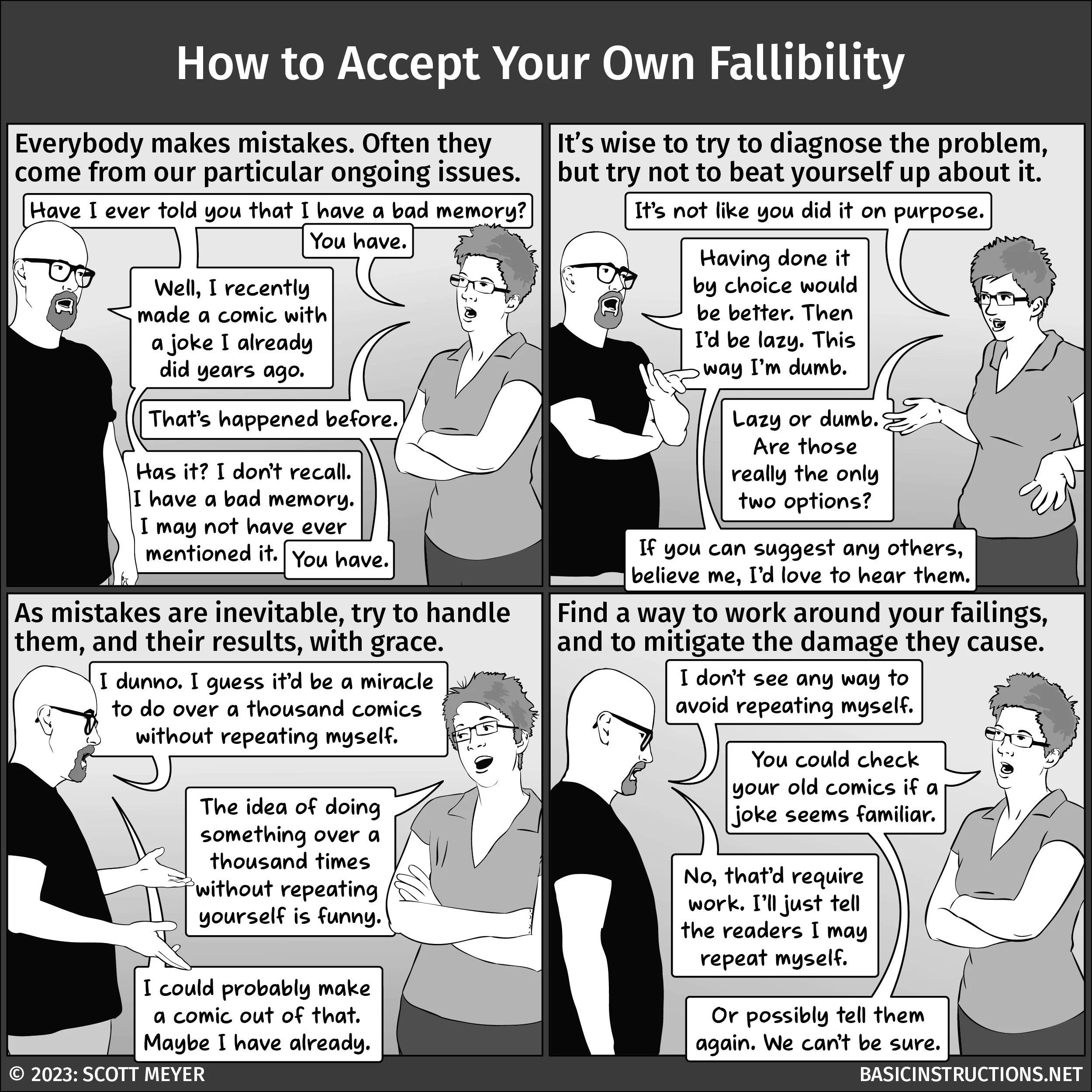 How To Accept Your Own Fallibility Basic Instructions