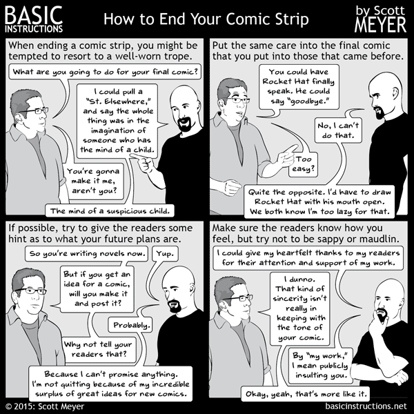 How to End Your Comic Strip — Basic Instructions