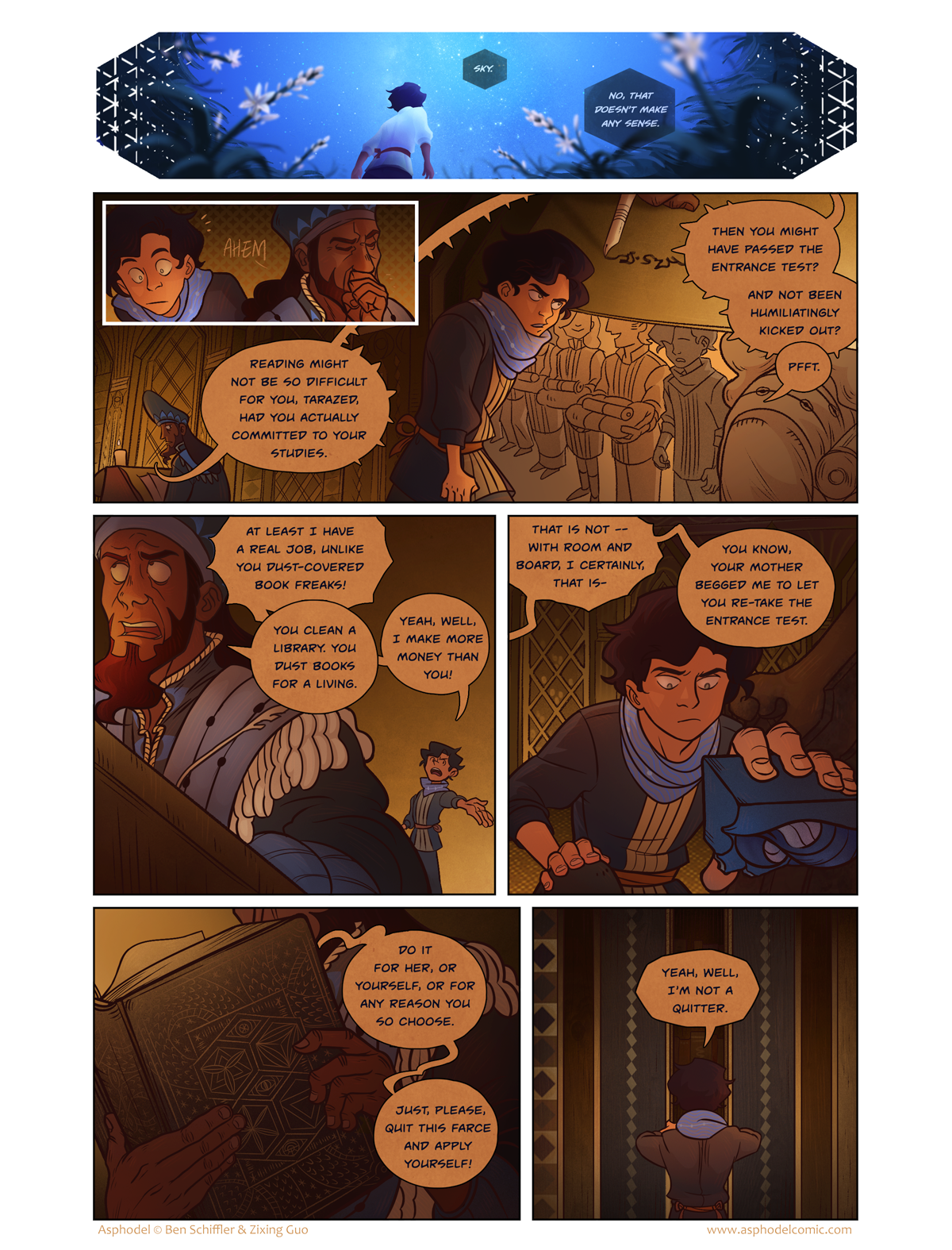 Asphodel Sample Page