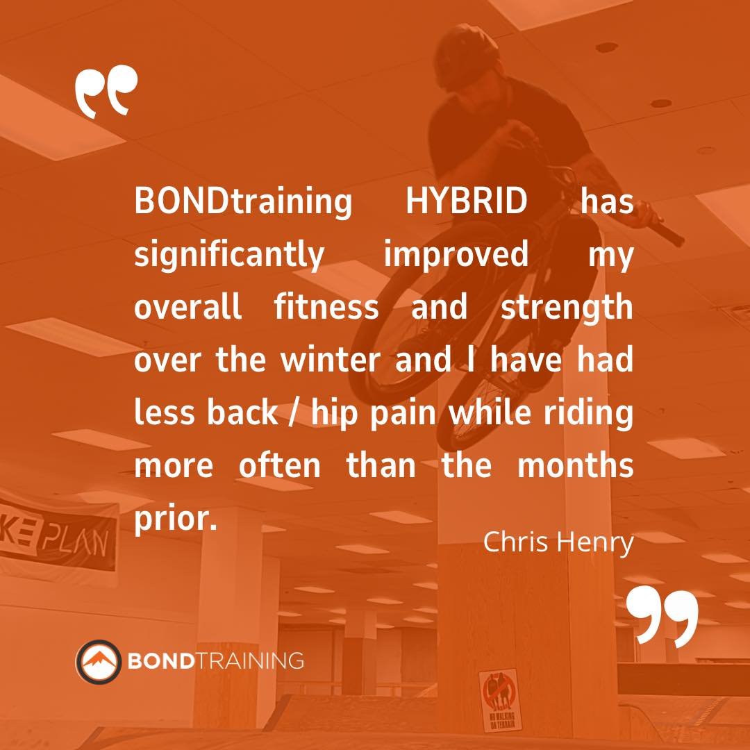 We are thrilled to receive this kind of feedback from participants in the HYBRID program.

Launched in  November - HYBRID offers a training program that combines strength and conditioning both on and off the bike - PLUS technical skill development. T