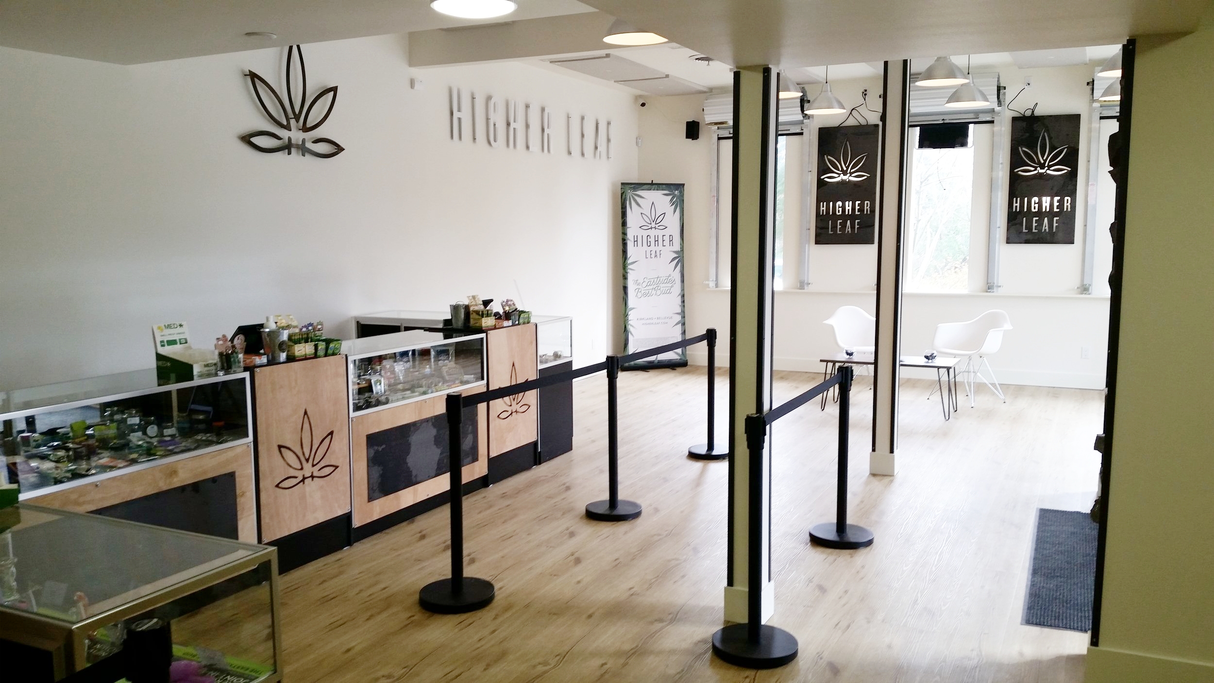 Say hello to The Eastside's Best Bud, now in Bellevue! Higher Leaf's 2nd location has many of the same vendors and strains of marijuana as our Kirkland location. Let us know what you're looking for at www.higherleaf.com/feedback .