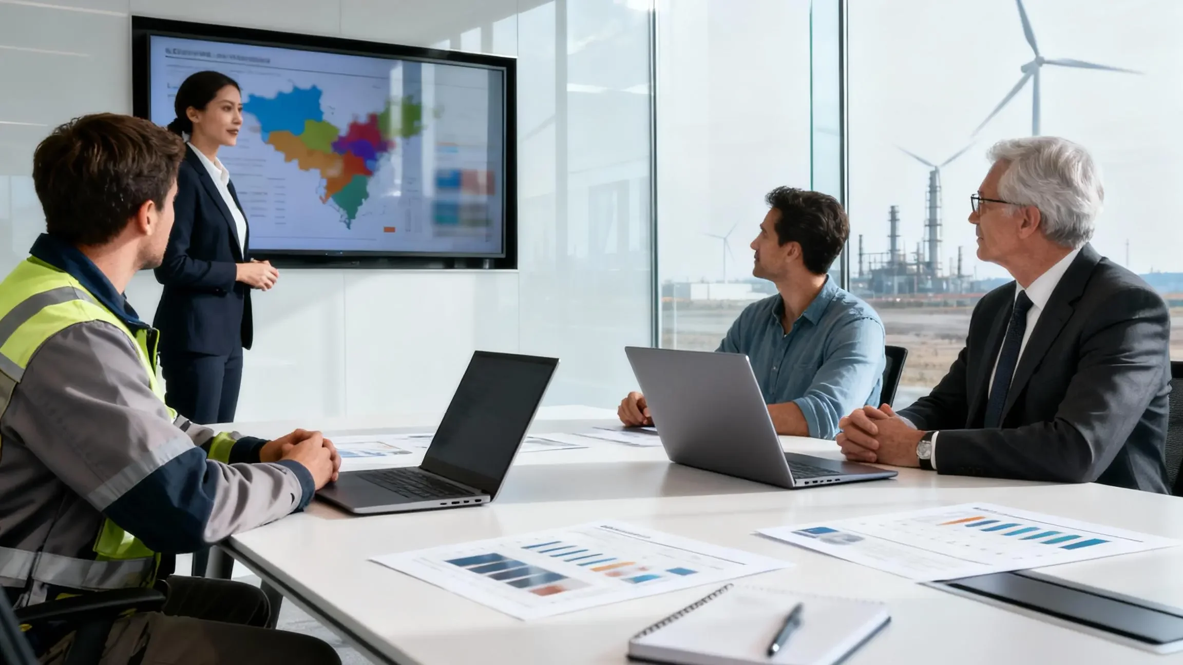 Growth strategy consultant advising an energy firm on market expansion and operational efficiency