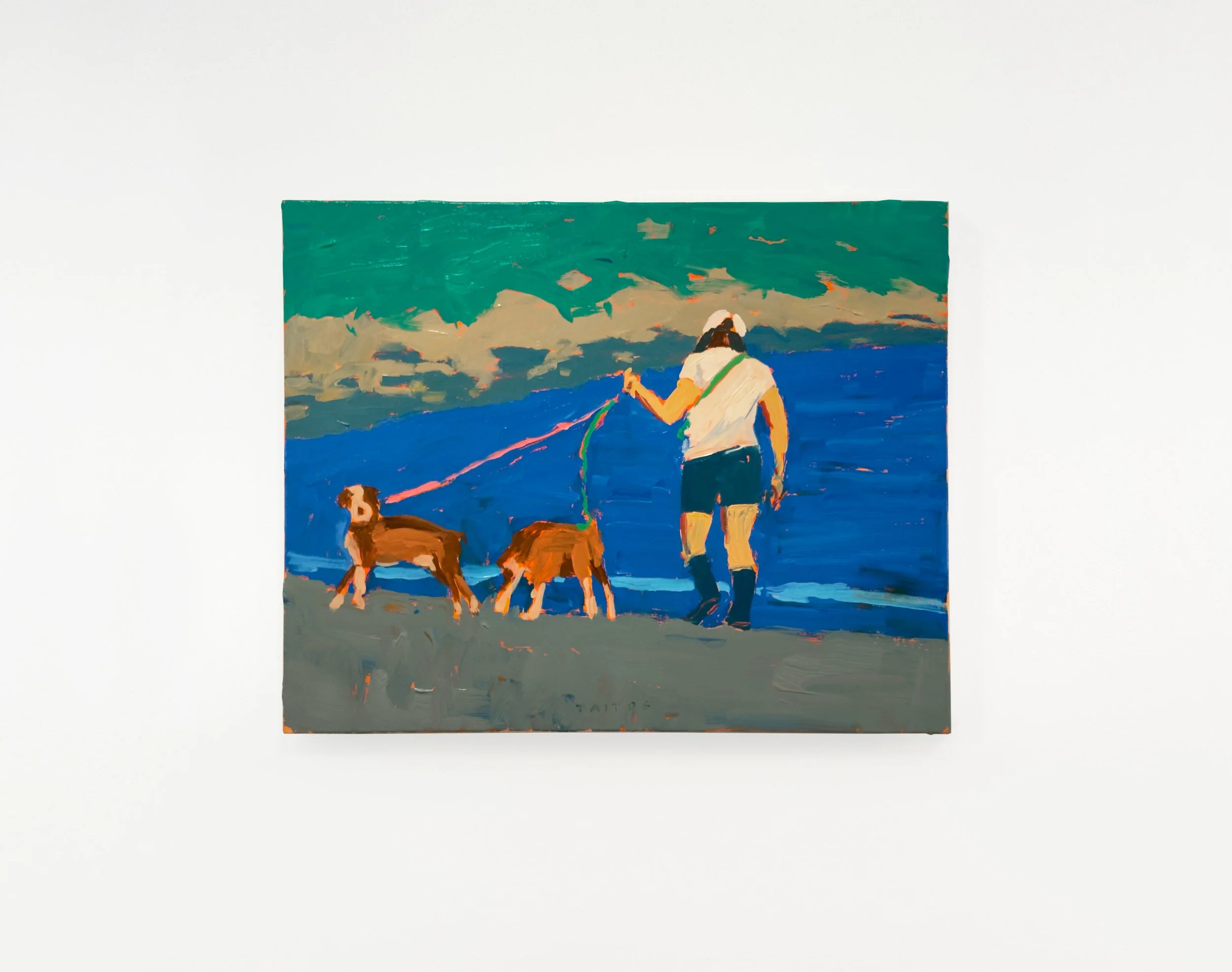   Woman Walking Dogs, Jamestown , 2026 