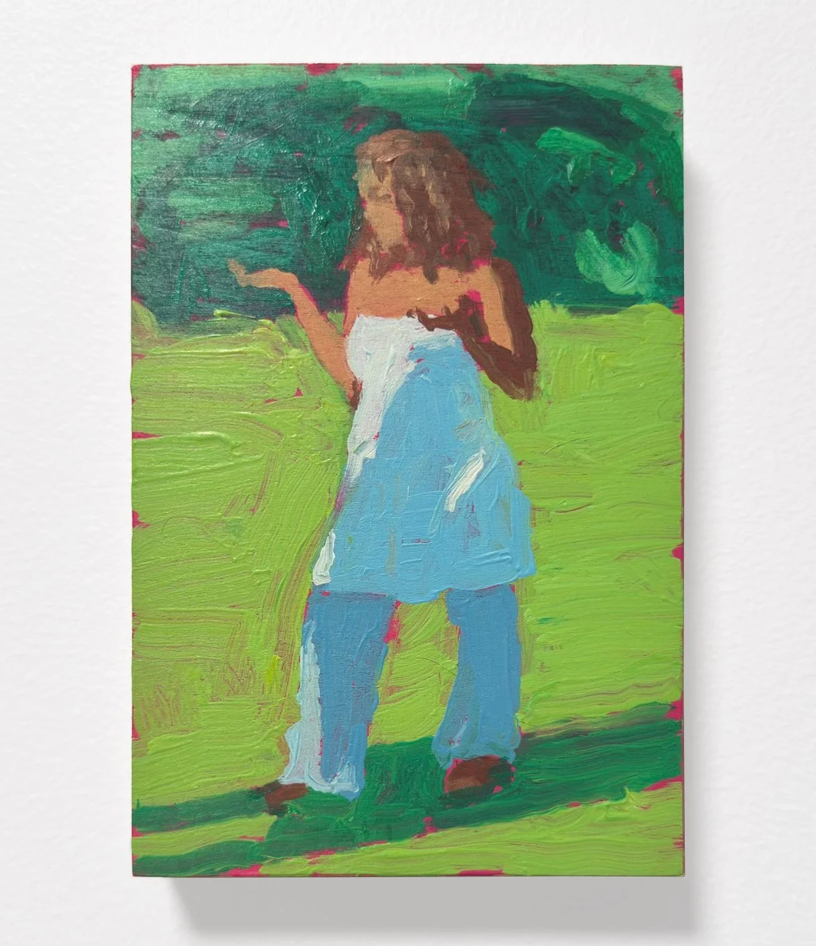 Tim Tait's painting for the Advocacy is Love exhibition.