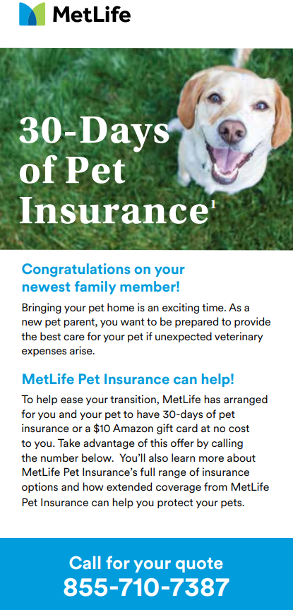 MetLife Pet Insurance — Angel of Hope Animal Rescue