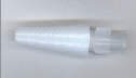 8039 LARGE CATHETER ADAPTER In Radiology the Large Christmas Tree Adapter can be used to inject contrast media through duodenal, esophageal, gastric, and urethral catheter. The Large Christmas Tree Adapter is also used with surgical T-tubes for Cholangiography, and foley catheters for Cystography. The 8039 Large Christmas Tree Adapter accommodates lumen sizes from .203 to .484. The diameter at the tip of the 8039 adapter is equal to the middle diameter on small Christmas Tree Adapters.