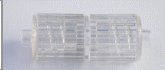 8042 MALE-TO-MALE LOCK The male-lock to male-lock can be used to join two female-locks. The 8042 is molded from clear polycarbonate for strength.