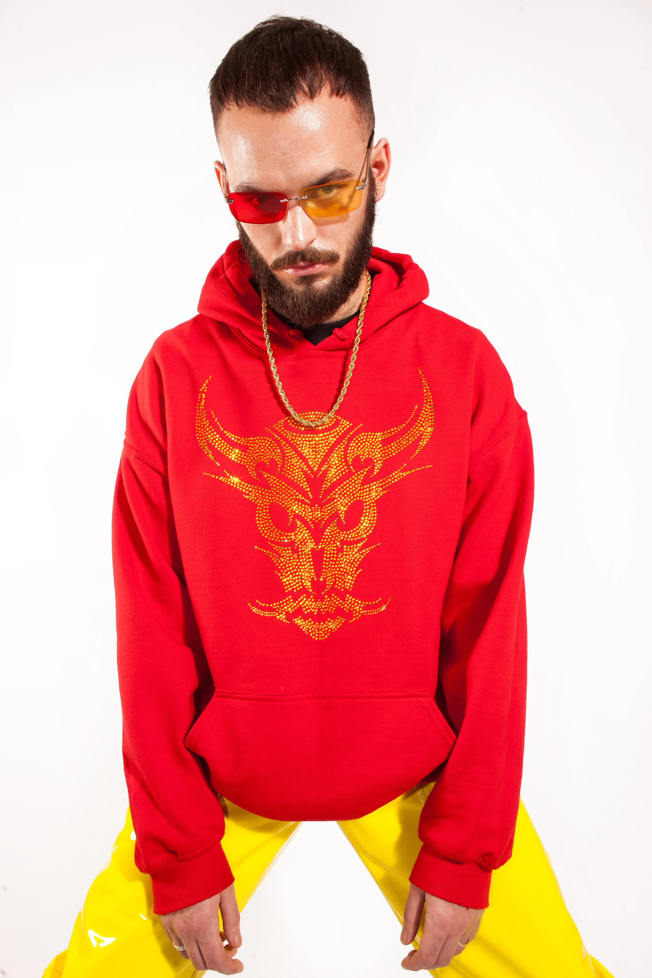 'TAURUS' HOODIE / RED