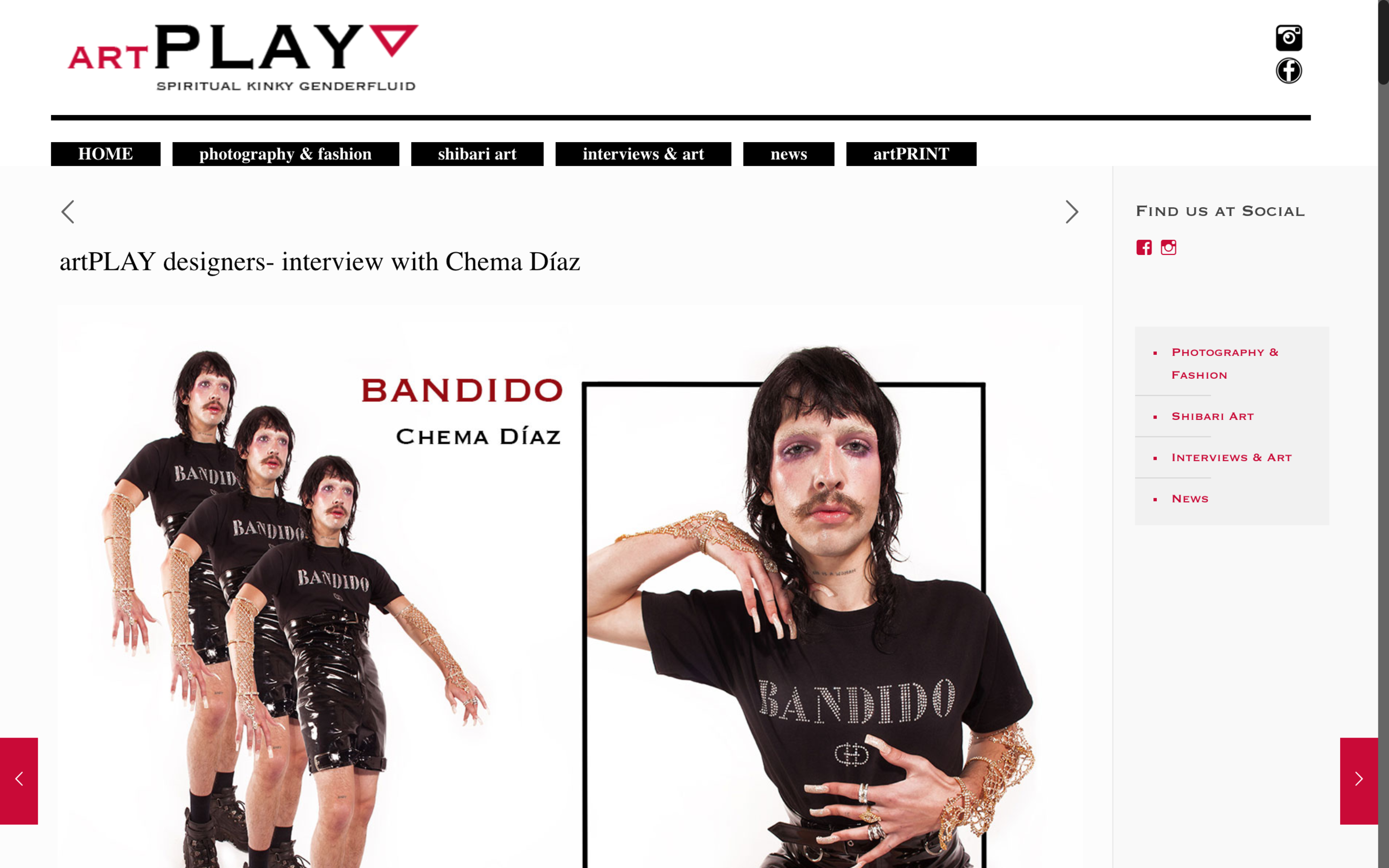 artPLAY - "interview with Chema Diaz"