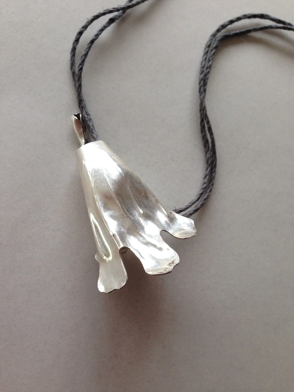 Susie Woodhouse Jacaranda Neckpiece sterling silver, hemp 1500 pixels.jpg