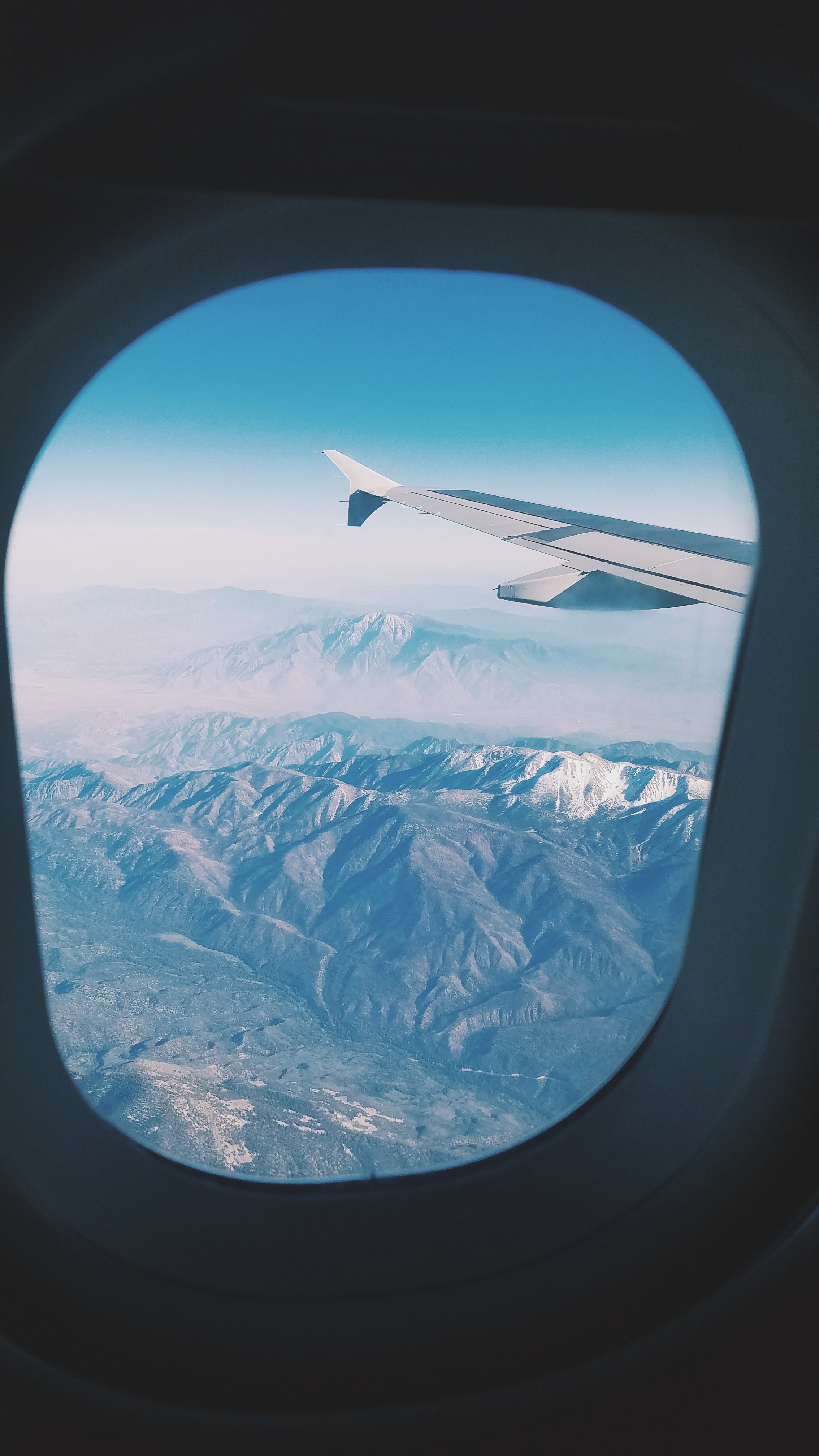 Somewhere over the Rockies - see what I mean by the breath-taking views?