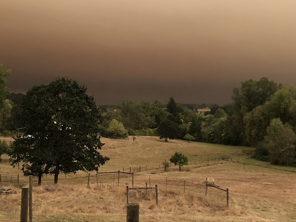  2020 Fire Season Seen From the Willamette Valley 
