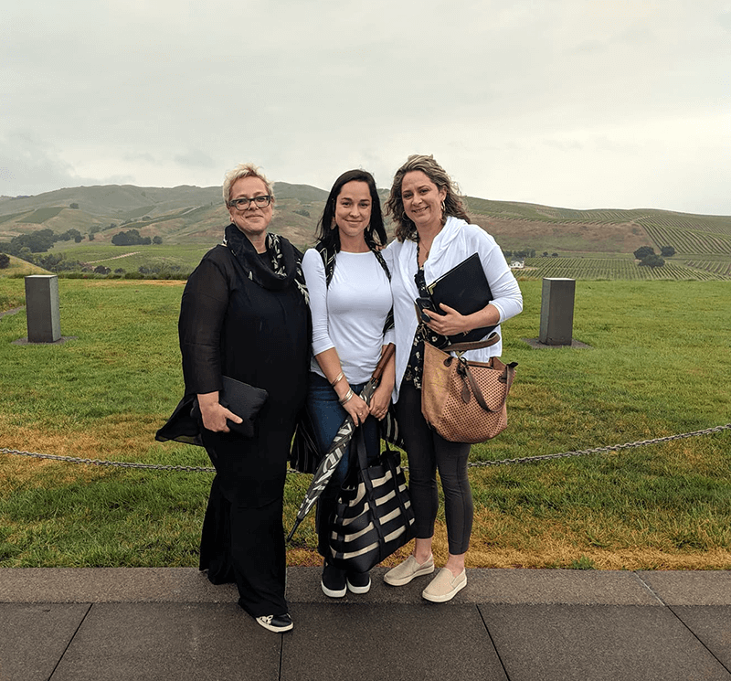 Veronika Eagleson, Flo Von Pelet and Sarah Harman