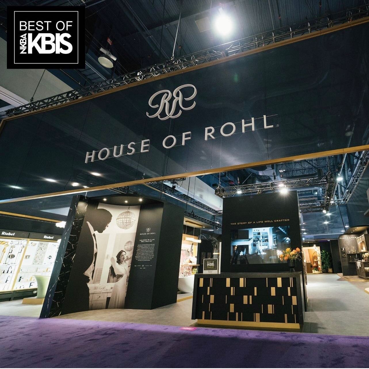 BIG NEWS!  The House of Rohl showroom won the Best of KBIS large showroom award. I&rsquo;m so proud to have been a part of this amazing team.  The marketing and showroom team that developed the Cravings collaboration with Food &amp; Wine put together
