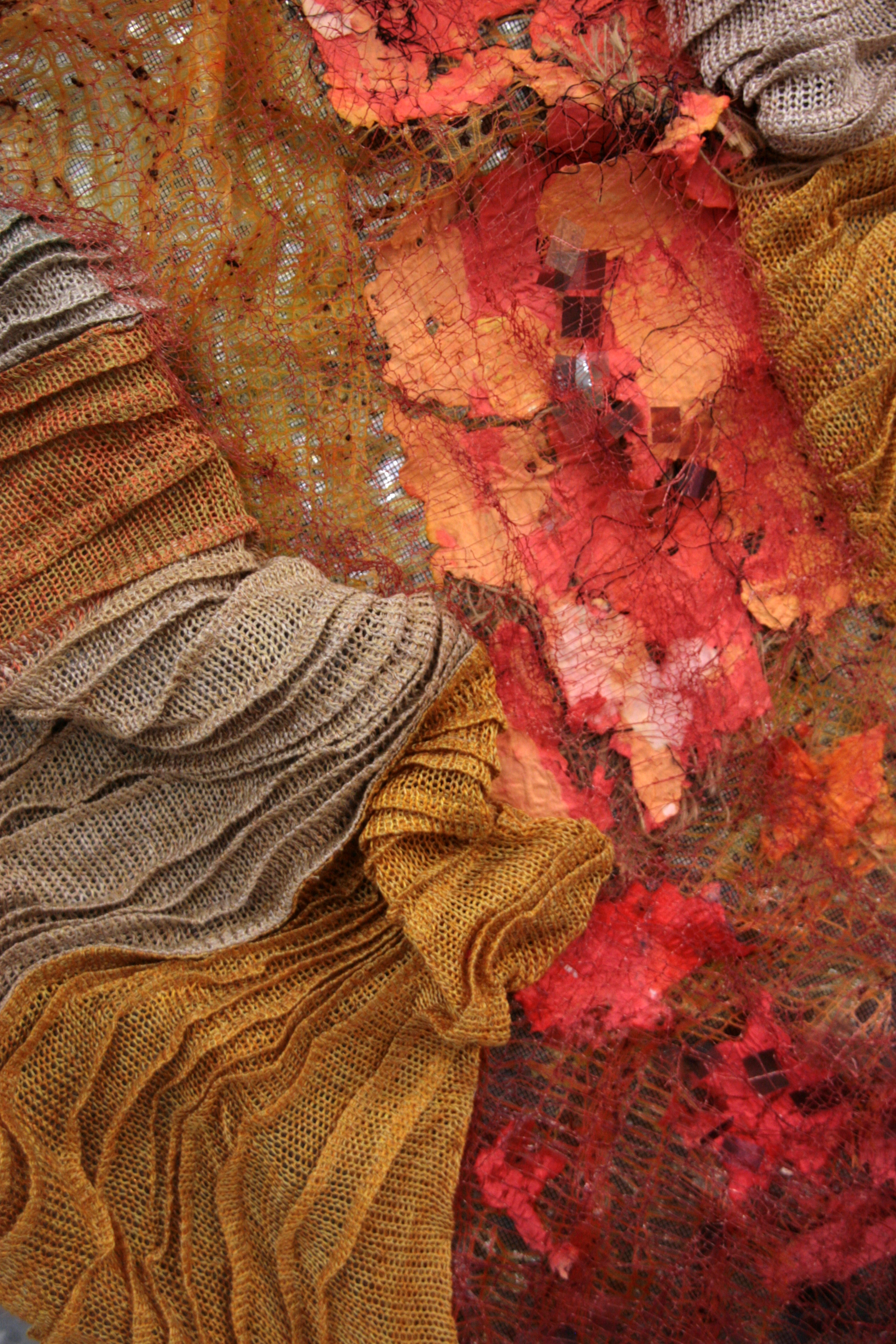  Patricia Rose,  Journey of Connection , 2015, mixed media: scientific wire, silk, wool, threads, paper, transparencies, 151 x 92 x 10cm.&nbsp;Photograph courtesy the artist. 