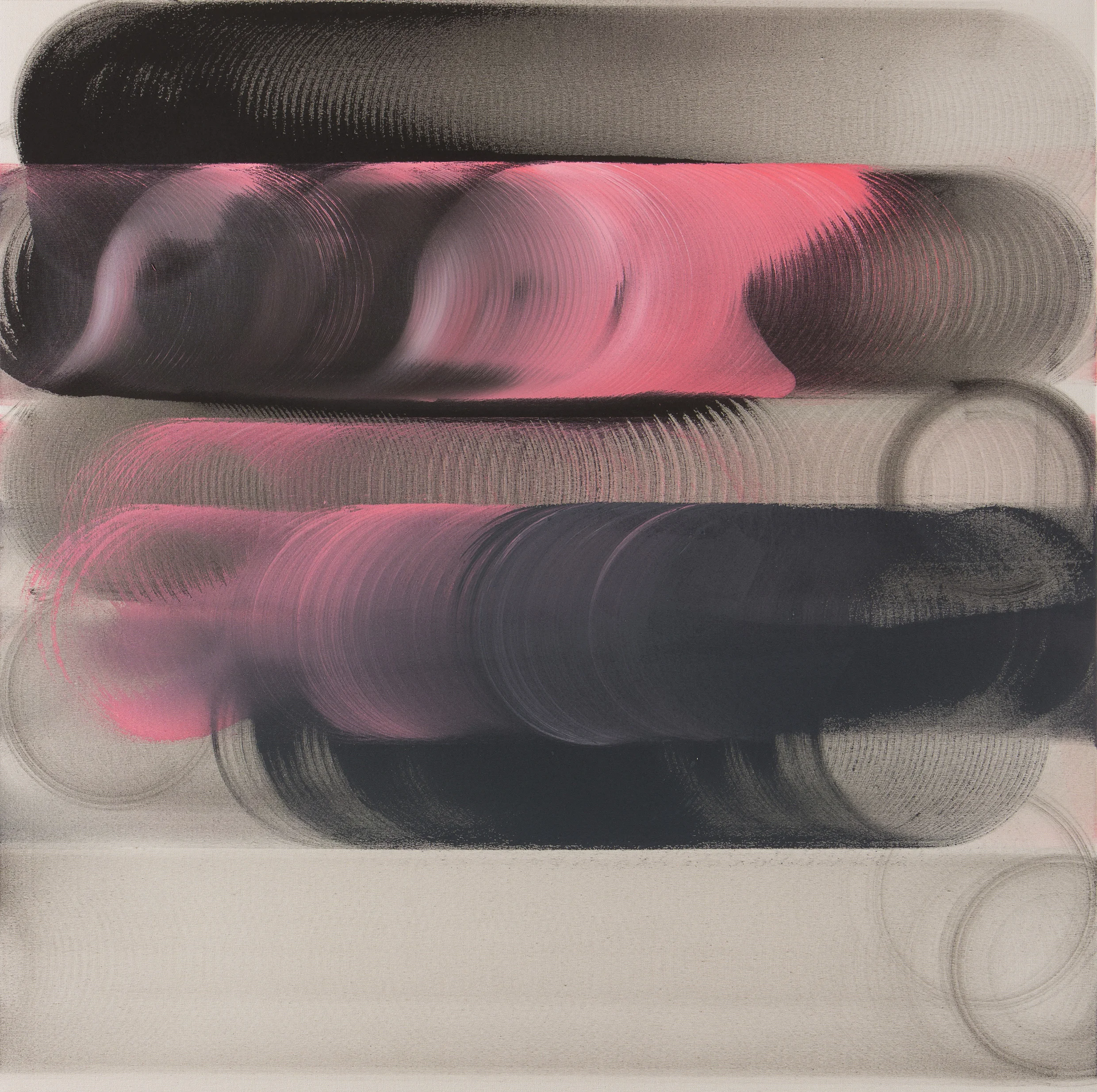  James Dodd,  JDPM15001 , 2015, acrylic on canvas, 91 x 91 cm. Image courtesy the artist and Hugo Michell Gallery, Adelaide. 
