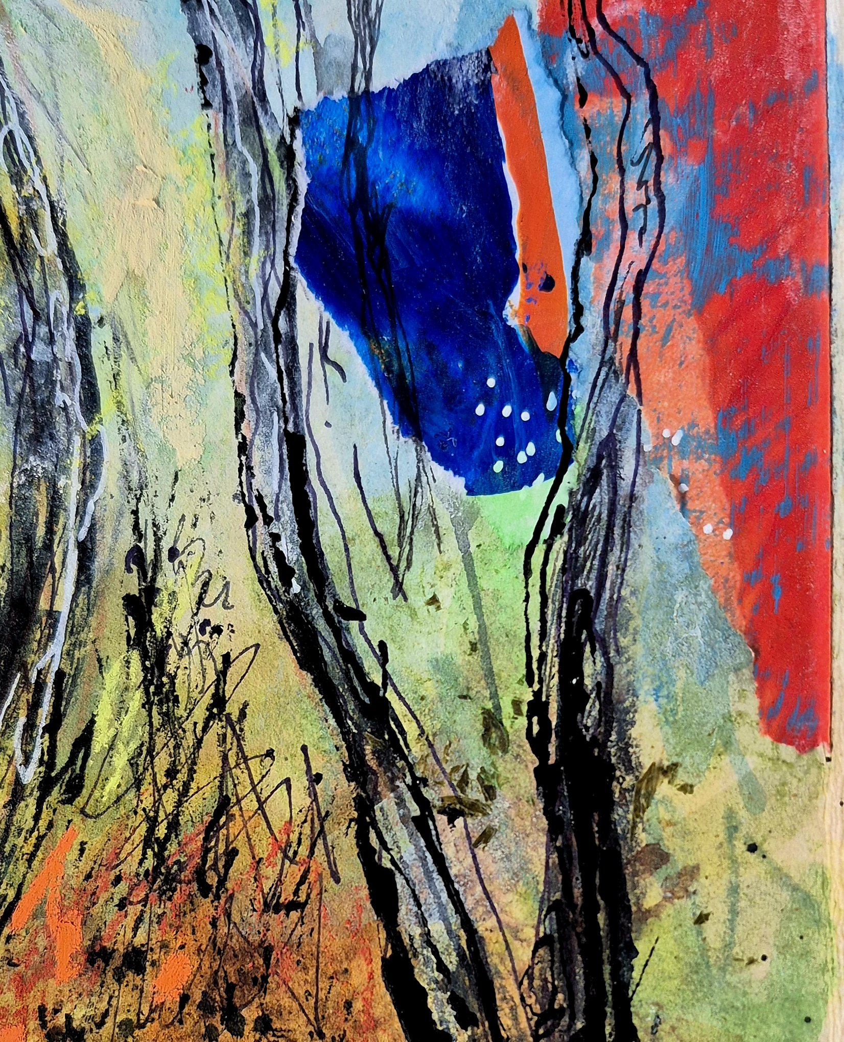 Expressive Mark-making and Abstract Mixed-media Painting with Gaynor Hartvigsen