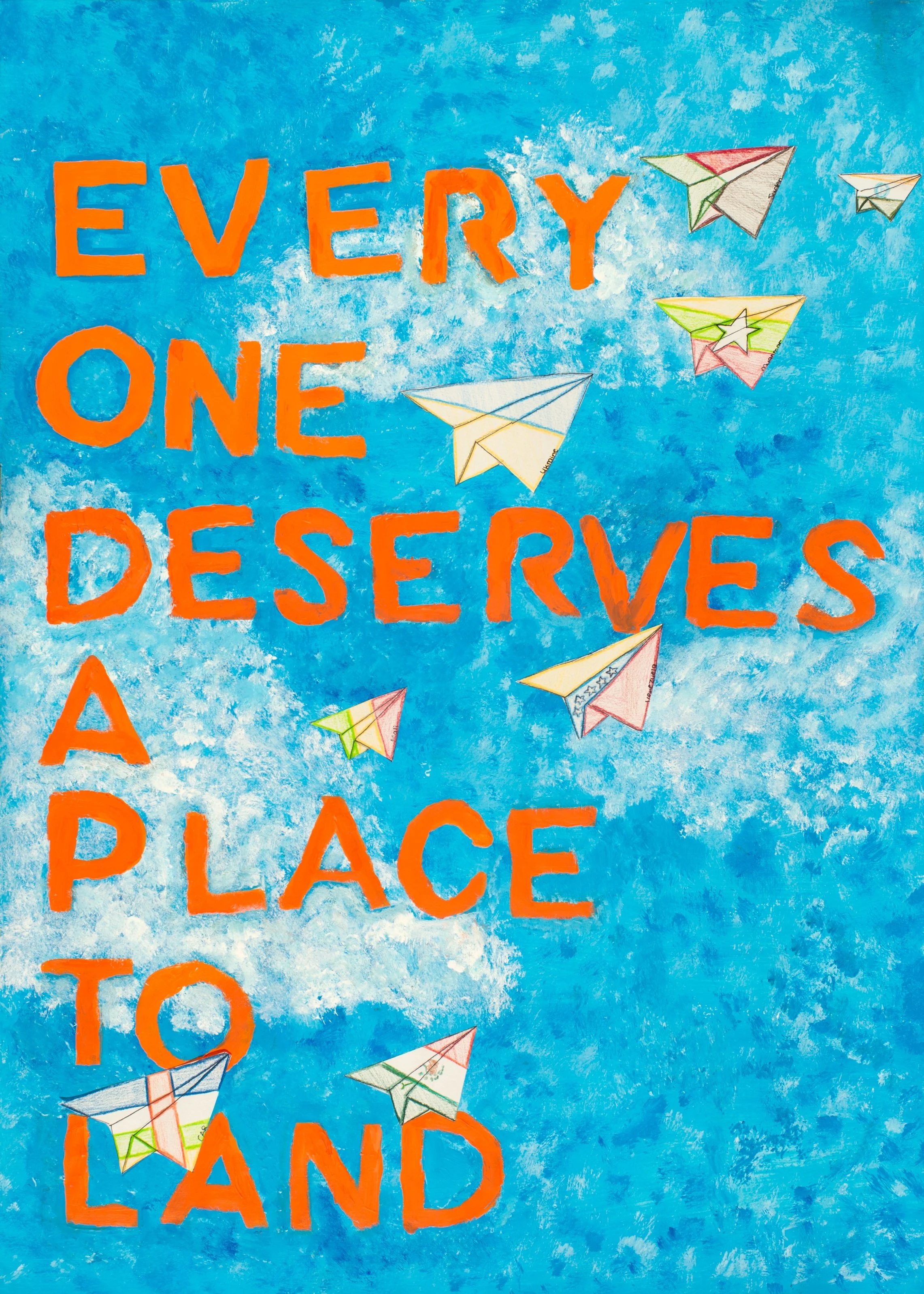  Halle Burton, Blackwood High School, Refugee Week Youth Poster Awards 2026 -Secondary Best Poster  
