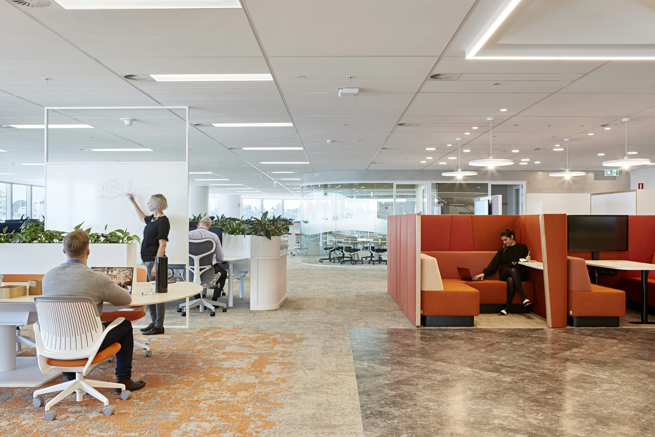 As seen in the Woodside Head Offices, Perth, Australia