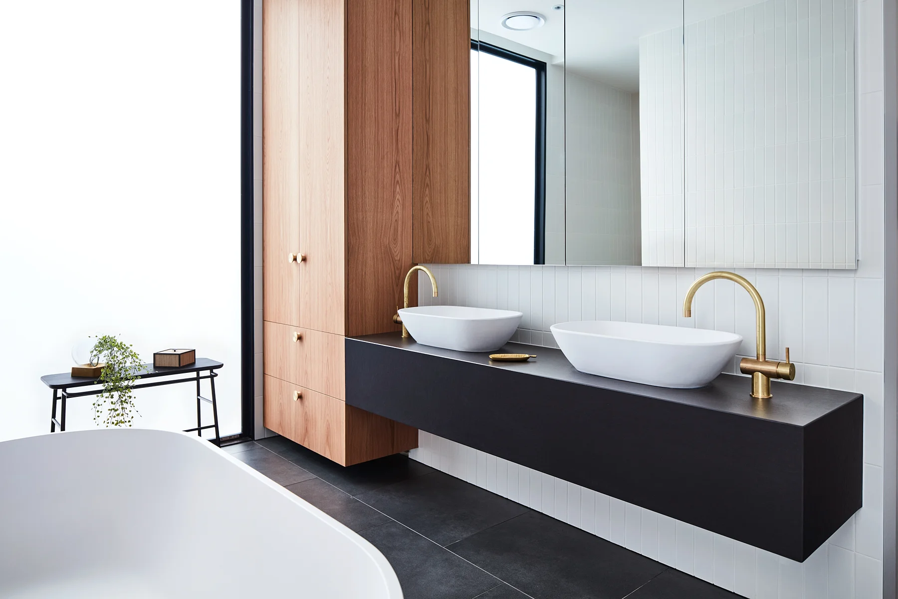 Lifespaces Group Courtyard House master bathroom