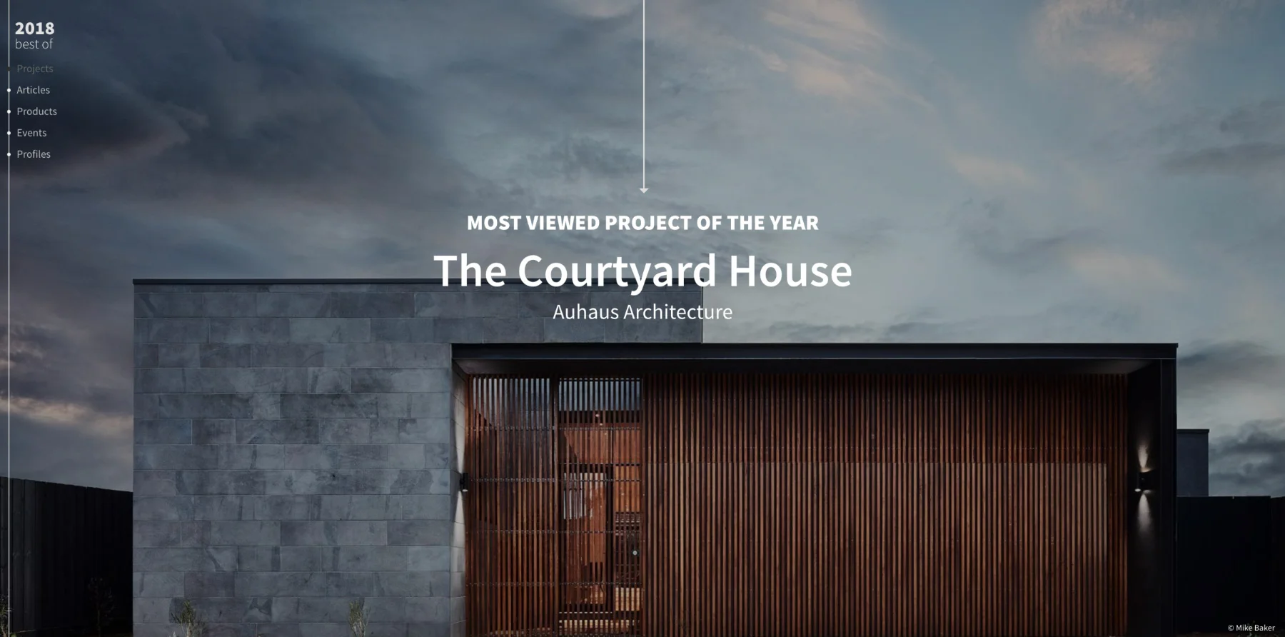 The Courtyard House on Arch Daily