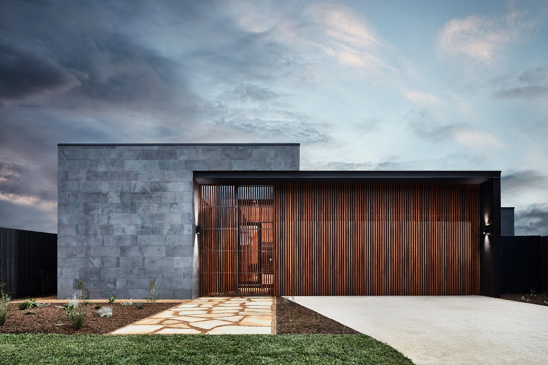 The first completed Lifespaces Group build - the Courtyard House designed by Auhaus