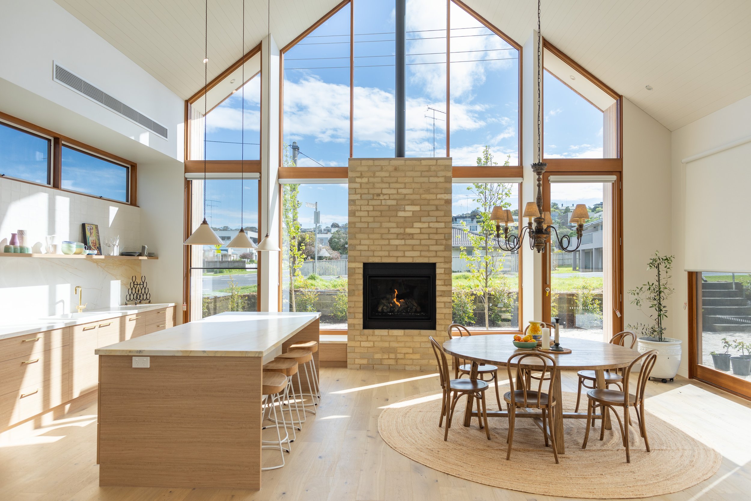  OCEAN GROVE, VIC - OCT 6TH, 2022 Genevieve Gange has just built a custom coastal home with Life Spaces Group one block from the beach in Ocean Grove. Photo : Ginger + Mint 