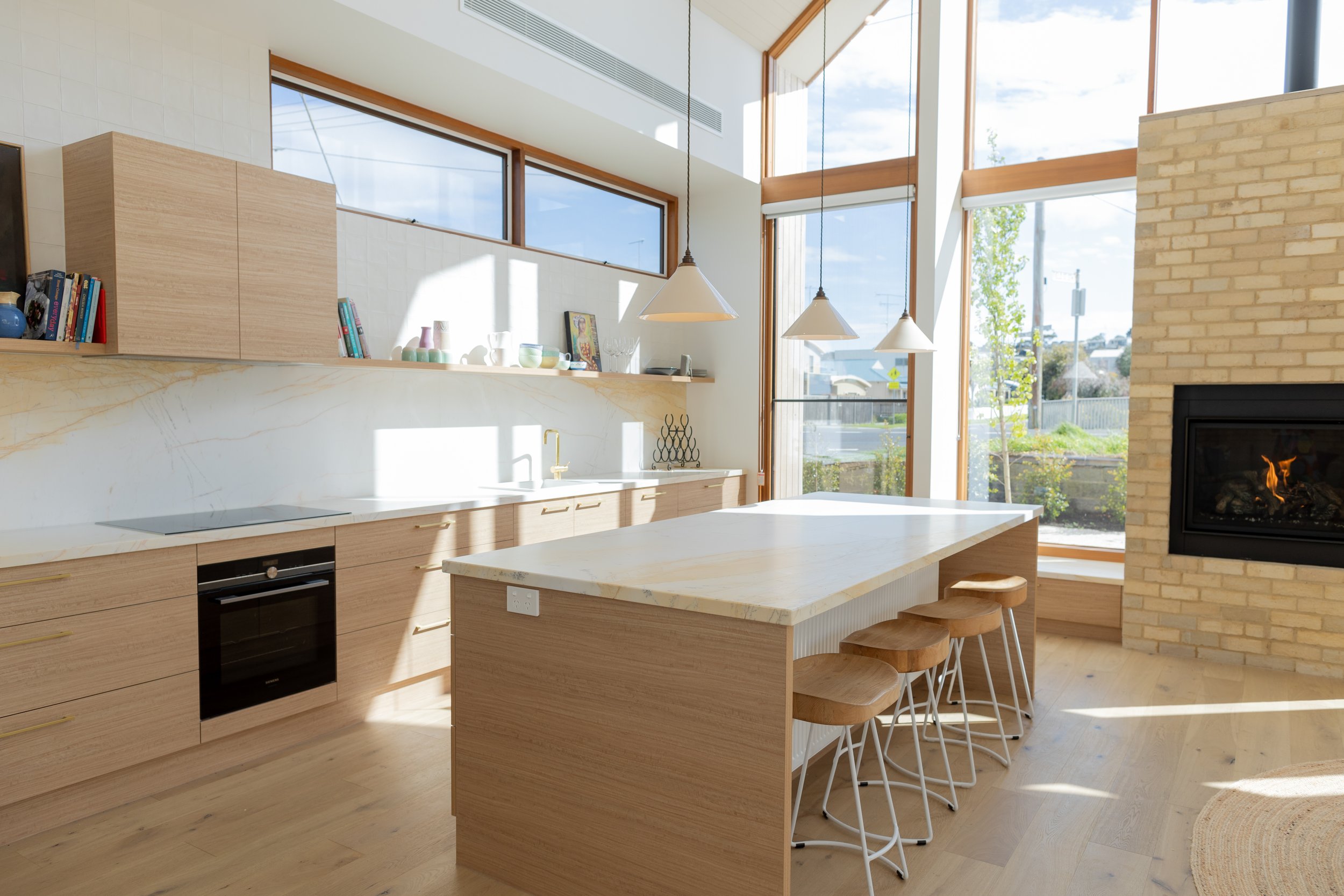  OCEAN GROVE, VIC - OCT 6TH, 2022 Genevieve Gange has just built a custom coastal home with Life Spaces Group one block from the beach in Ocean Grove. Photo : Ginger + Mint 